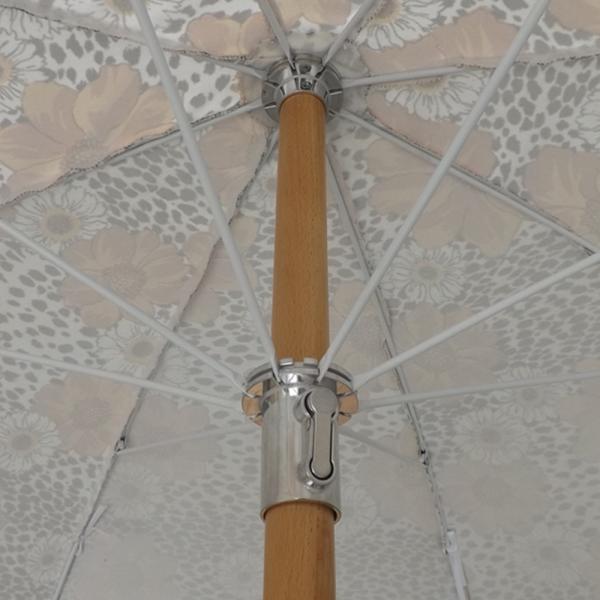 1.8 M Wooden Luxury Windproof Beach Umbrella With Tassels Parasol Pagoda Hawaii Striped Tassel