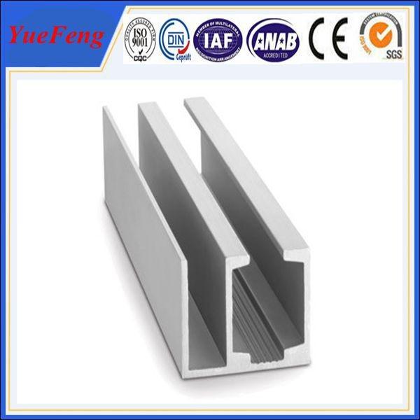 6061/6063 aluminium extrusion profile factory in China,for glass aluminium sliding channel