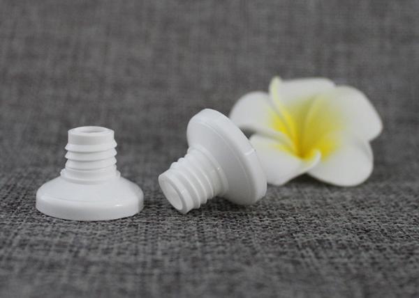 Cabeça plástica branca do tubo no produto comestível do PE para o projeto personalizado tubo laminado alimento