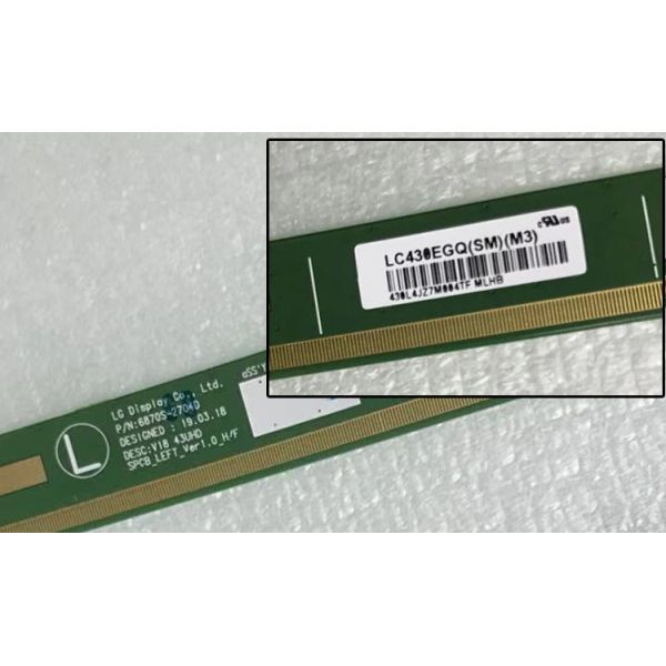 ДЮЙМ LC430EGQ SMM3 ДЮЙМА 75 замены 65 экрана ТВ 6870S-2704D Lg