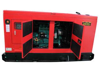Grupo de gerador diesel vermelho de 50Hz PERKINS, tipo mudo gerador à prova de som de PERKINS