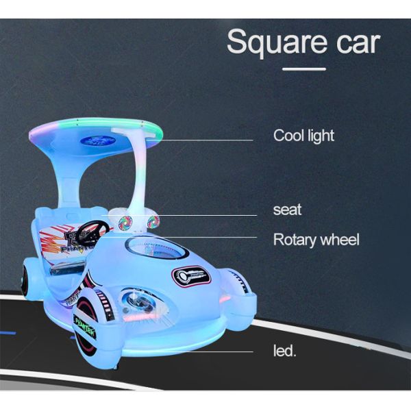 Tank Princess Float Playground Kids Bumper Car Coin Operated