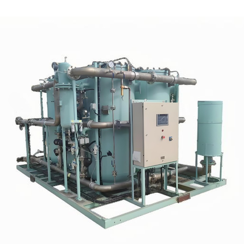 Fully Automatic Marine Nitrogen PSA Unit One Touch Start Stop Alarm Control High Purity
