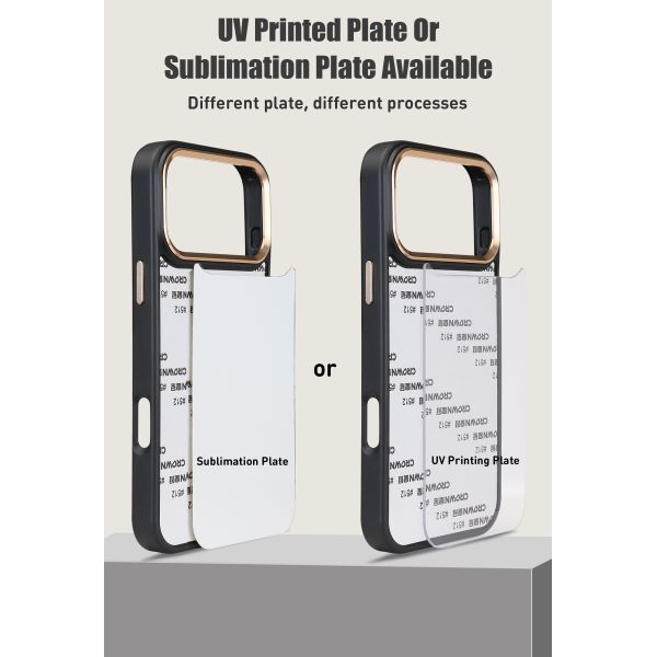 Custom 3M Shockproof Magnetic Mobile Phone Case With Blank UV Printing And Sublimation Plate for iPhone 17 Pro Max