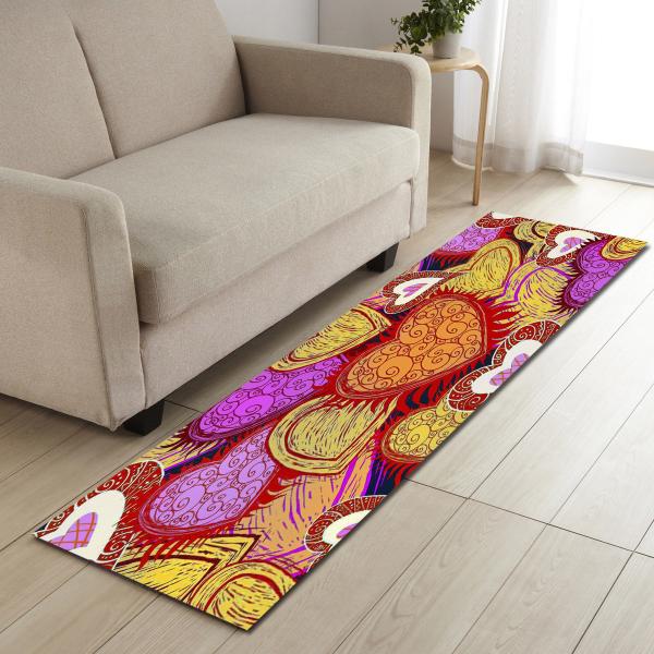Tapete de Mats Anti Fatigue Anti Slip do assoalho da cozinha do dia de Valentim