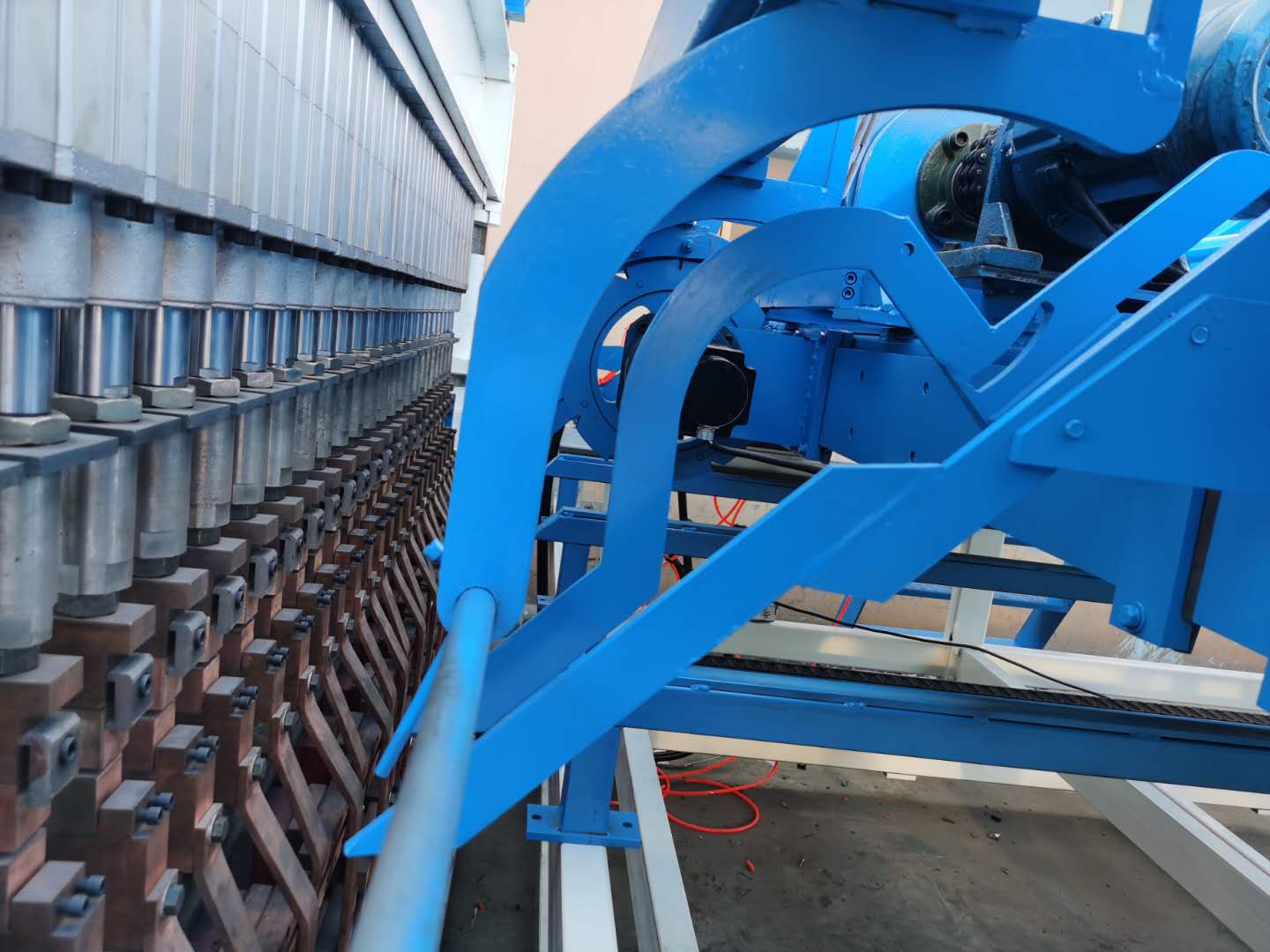 Пневматический 12mm усиливая сварочный аппарат сетки 125KVA