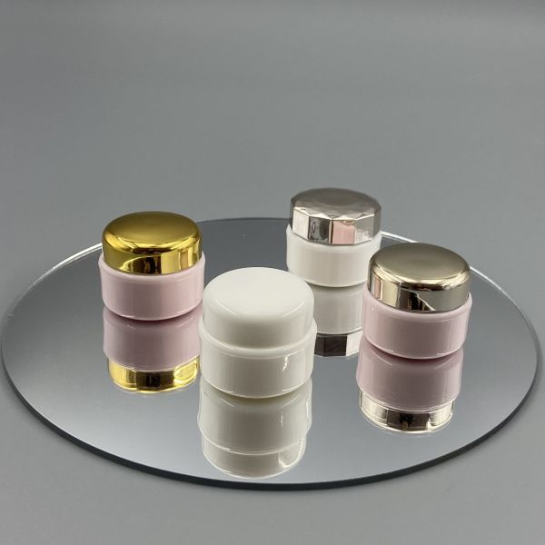 PP Material Structure Transparent PET Plastic Jars for Customized Cosmetic Packaging