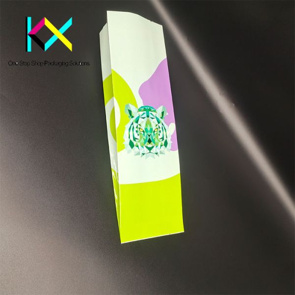Side Gusseted Tea Packaging Bags Valve Sealed Coffee Bags 100-120um