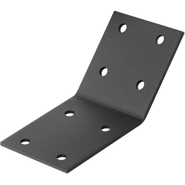  2-1/2 Flush Inside 45 Degree Angle Bracket Plate, Corner Brace Connector for Post and Beam, Fixing Furniture, Thickness 1/8