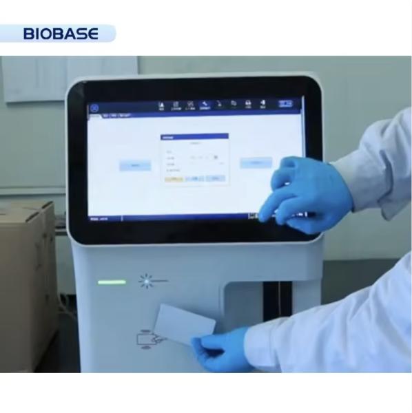 BIOBASE Portable Automated Hematology Analyzer with 60 Tests/Hour and 8 Inch Touch Screen for Laboratory Blood Analysis