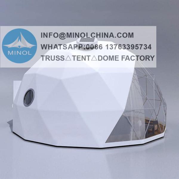 Hot Sale Steel Structure Geodesic Dome Tents For Outdoor Hotel Tent