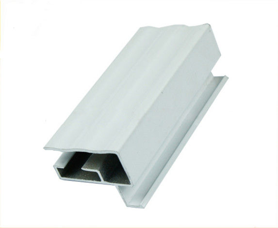 Painting Aluminum Door Frame Material Doors Parts / Powder Spraying White Window Aluminium Profile