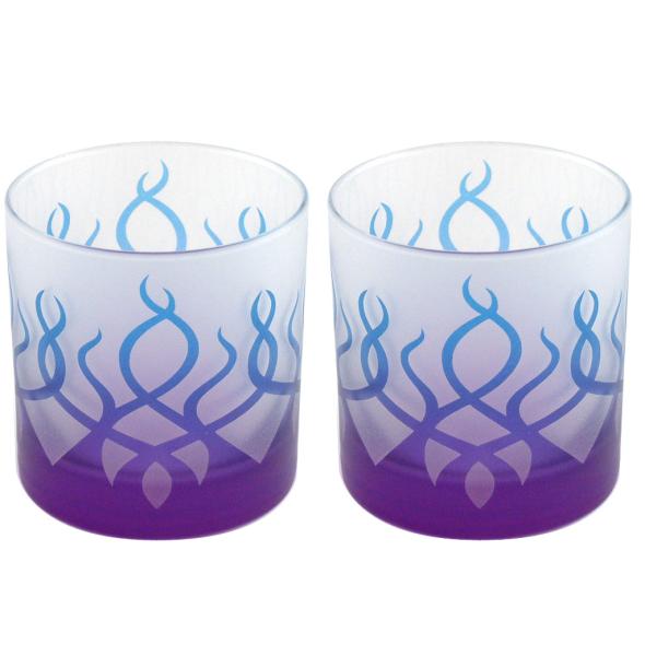 Printed Glass Votive Candle Holders