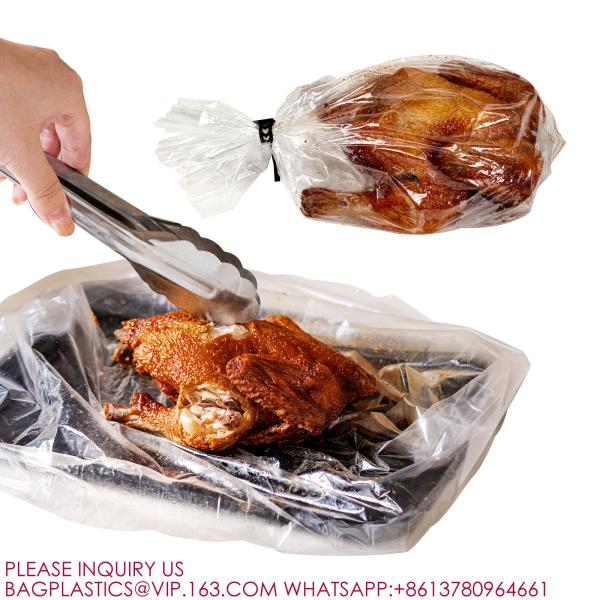 OEM ThanksGiving Temperature Resistant Seafood Boil Bag Roasted Chicken Turkey Oven Bag