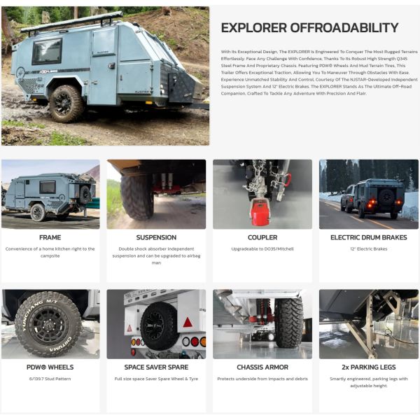 NJSTAR EXPLORER OFFROAD TRAVEL Кэмперный трейлер