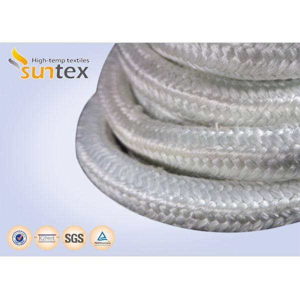 Веревочка высокотемпературной стеклоткани теплостойкая для изоляции пакуя промышленную дверь плит
