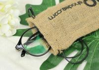 Styles adaptés aux besoins du client par sacs d'emballage de jute de cordon avec la doublure molle grise