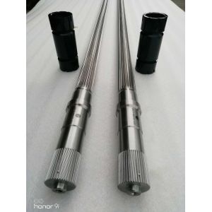 Вал штрангпресса холодной прокатки HPL77 для пластикового материала дизайна 1,2343 винта штрангпресса