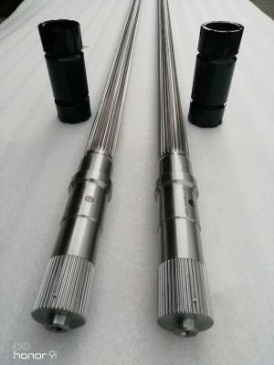 HPL77 Cold Rolling Extruder Shaft For Plastic extruder screw design 1.2343 Material