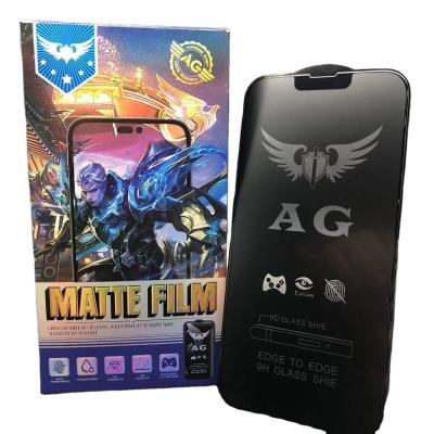 Bright Edged Privacy Glass Screen Protector AG Matte For Iphone 14plus