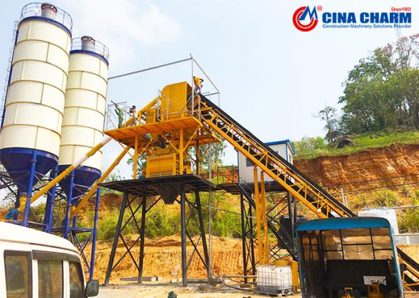 High Quality Construction Machinery HZS60 Stationary Concrete Mixing Plant