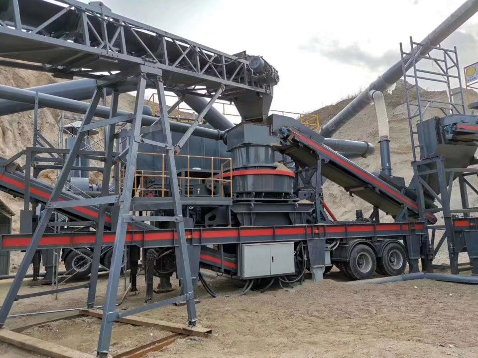 Вертикальная дробилка удара VSI вала 5X7611 Машин-сделала силу 55×2kw песка