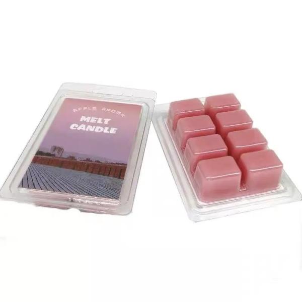 Clear Plastic Pet Clamshells Blister Card Packaging For Wax Melts