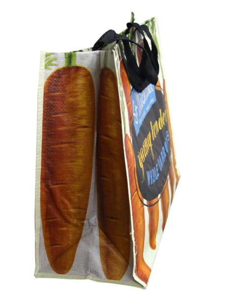 Graffiti PP Woven Shopping Bags Flower Pattern Matt Finish For Grocery