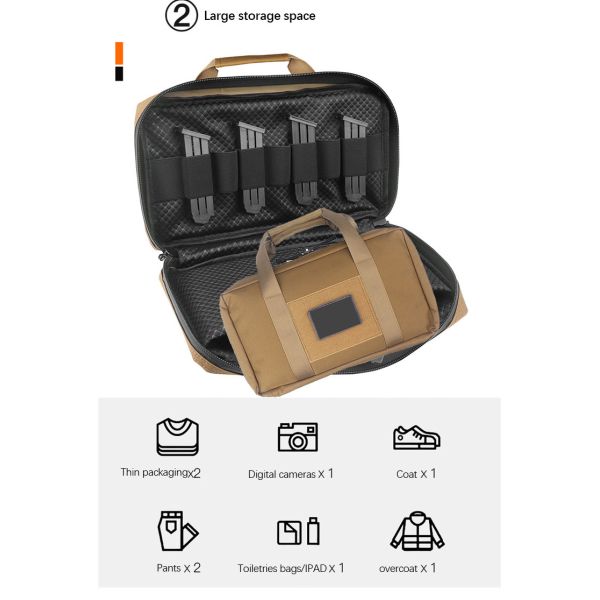 Customizable Pattern Travel Bag Hunting Shooting Magazine Carry Pouch Range Bag