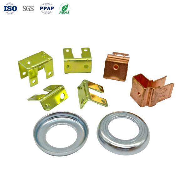 Toy Precision Custom Lead-Free AG-Plated Copper C1100 Stamping IATF 16949 RoHS 2.0 Compliant with Multistep Progressive Dies