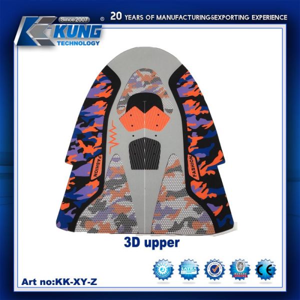 Водоустойчивая верхушка ботинок спорта 3D, спорт людей обувает Breathable верхушку