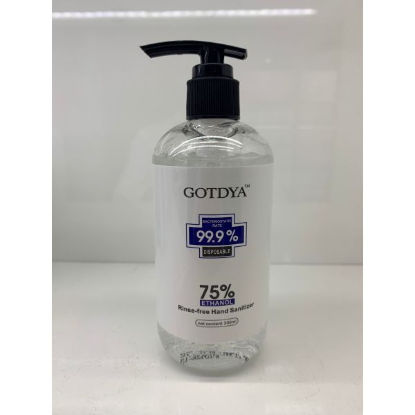 GOTDYA 300ml Gel Rinse-free Hand sanitizer 35000pcs  Clearance Sale