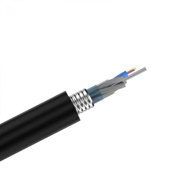 Одиночное оптическое волокно режима GYTA на открытом воздухе привязывает алюминиевый бронированный кабель