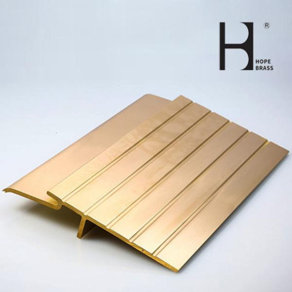 SGS Slip Resistant Stair Nosing , Hpb60-2 Stair Nosing Brass