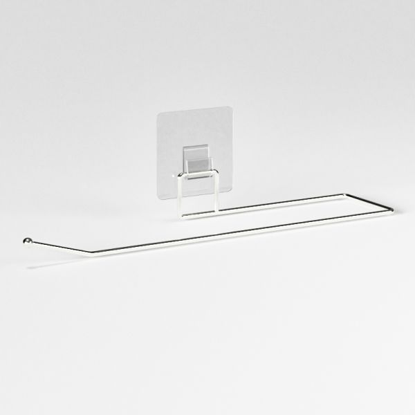 Damage Free SS201 Body Mounted Paper Towel Holder PVC Sticker Self Adhesive