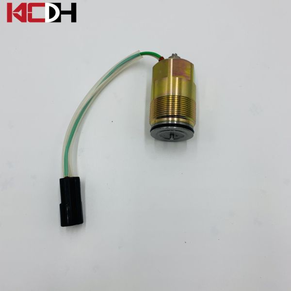 Штепсельная вилка K3V63 черноты клапана соленоида гидронасоса частей запасной части SK200-6 экскаватора Kobelco