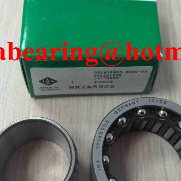 NKIA5904 Combined Needle Roller Bearing , Angular Contact Ball Bearing 20x37x23mm
