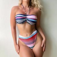 Activités sur la plage Costumes de bain Bikini haute élastique Mode sexy