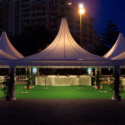 Dossel exterior do miradouro do banquete de casamento do pagode da barraca 8x8 resistente do vento