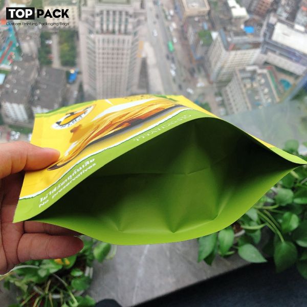 Moisture Proof Peanut Brittle Bag Plastic Stand Up Pouch  Nontoxic