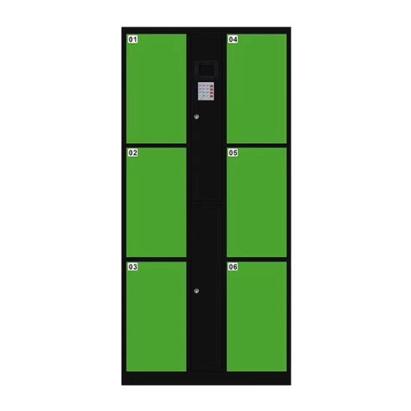 Intelligent Storage Locker Cold Rolled Steel Smart Access Cabinet Scan Code Payment Terminal for Office