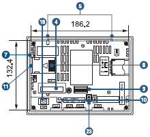 Электронный DC ФУДЗИ MONITOUCH 24V экрана касания V9071iW HMI
