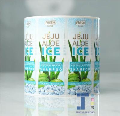 Exquisite Offset Printed Shampoo And Conditioner Bottle Labels