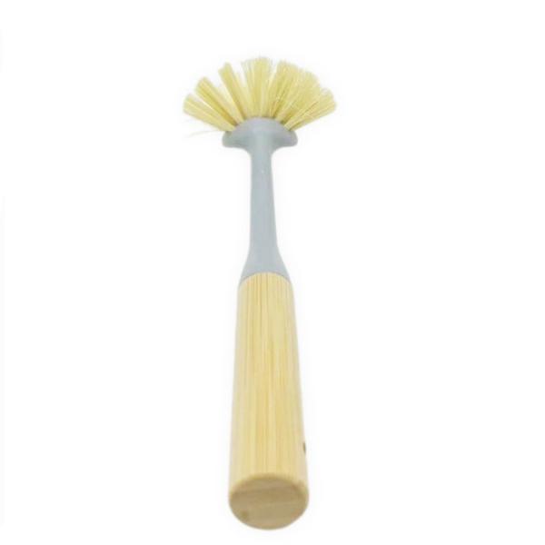 Sustainable Bamboo Dishwashing Brush Plastic Dishwashing Scrub Brush 70g