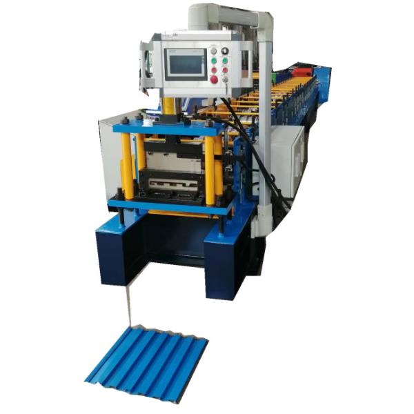 Wall Cladding Steel Sheet Roll Forming Machine 7.5 Kw Glazed Tile Machine