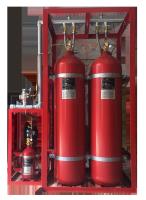 type de réseau de tuyau de dispositif de suppression des incendies d'azote de 80L 90L IG100 rouge