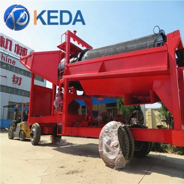 Small Scale Mini Portable Gold Trommel Wash Plant with Siphon Mobile Plant for Efficient Gold Recovery