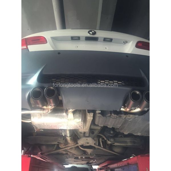 Нержавеющая сталь 304 BMW 320i E90 Отпускная система хвостовая часть переоборудована на M3 с управлением клапаном и выпускной трубой