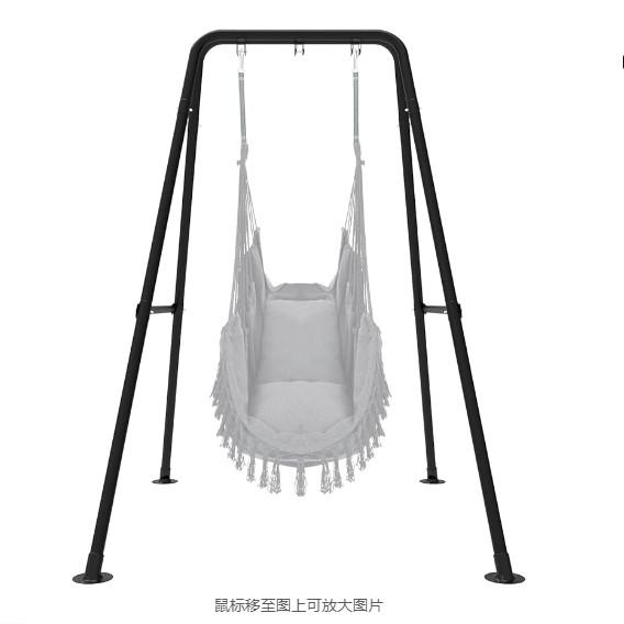 Comfortable Hammock Swing Chair Soft Relaxation Black Hardware Collection Included