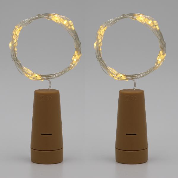 Outdoor 360 Degree 4.5V Solar LED Cork Lights